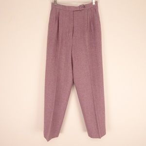 Pendleton 100% Wool Pants Chevron Maroon - Wmns 8